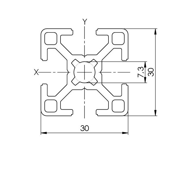 RASTER 30 / NUT 8