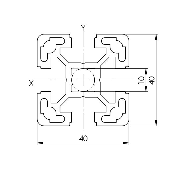 RASTER 40 / NUT 10