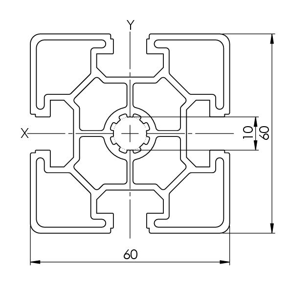 RASTER 60 / NUT 10