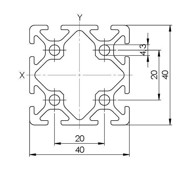 RASTER 40 / NUT 5
