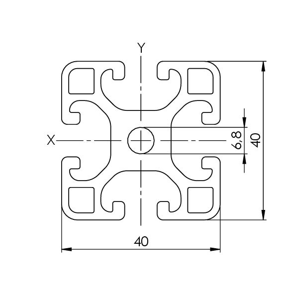 RASTER 40 / NUT 8