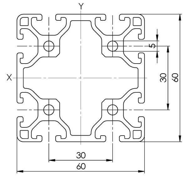 RASTER 60 / NUT 6